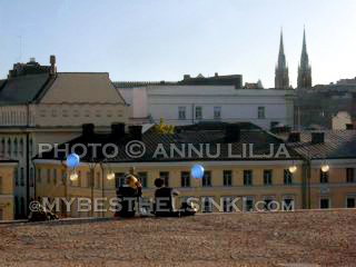 City view from Helsinki Dome. Photo © Annu Lilja 2008 -