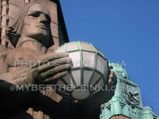 Detail of Helsinki Railway station. Photo © Annu Lilja 2008 -