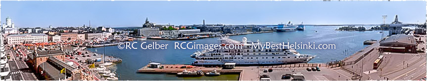 Panorama of South Harbor. Photo & pop-up photo &copy; R.C. Candolin-Gelber 1999 - 2010 -