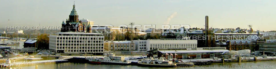 South Harbor view in the winter. Photo & pop-up photo &copy; R.C. Candolin-Gelber 1999, 2000-2007, 2008 -