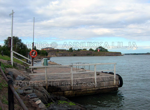 Boat pier next to Kings Gate, Suomenlinna, Helsinki