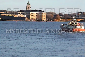 The old church, now a lighthouse on Suomenlinna Fortress Islands, Helsinki