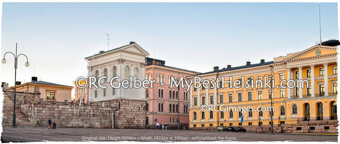 The Government Palace - Valtioneuvoston Linna, Senate Square, Helsinki, Finland.