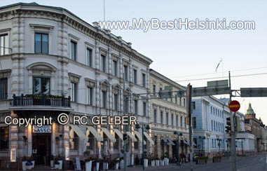 Restaurant Sasso on North Esplanade by the Market Square and South Harbor, Helsinki