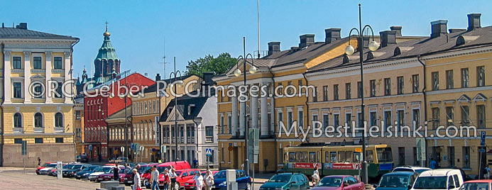 Buildings along Aleksanterinkatu, Helsinki. All photos © RC Gelber.  All rights reserved