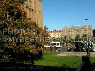 Helsinki railway station, view toward Kaisaniemi. Architect: Eliel Saarinen. Photo © Annu Lilja. All Rights Reserved.