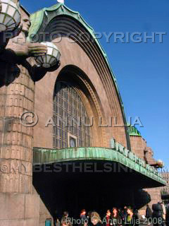 Helsinki train station. Architect: Eliel Saarinen. Photo © Annu Lilja. All Rights reserved.