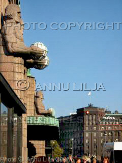 Helsinki railway station, view toward Kaisaniemi. architect: Eliel Saarinen. Photo © Annu Lilja. All Rights reserved.