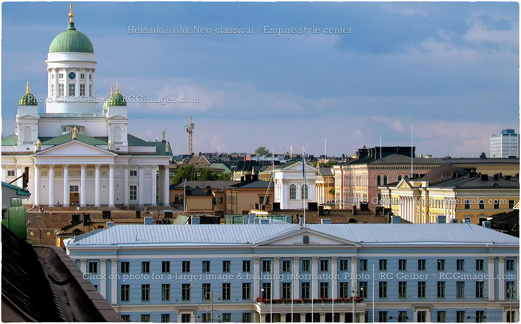 Helsinki's old Empire Center. All photos © RC Gelber.  All rights reserved