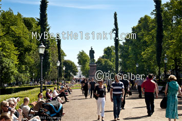 Esplanade Park, Helsinki, Finland