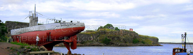 Submarine, Suomenlinna, Helsinki.