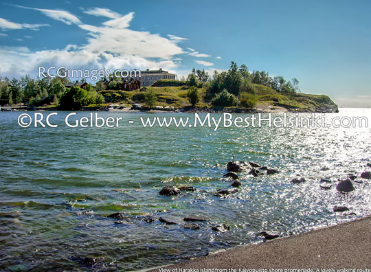 Harakka island. Photo & pop-up photo © RC Gelber