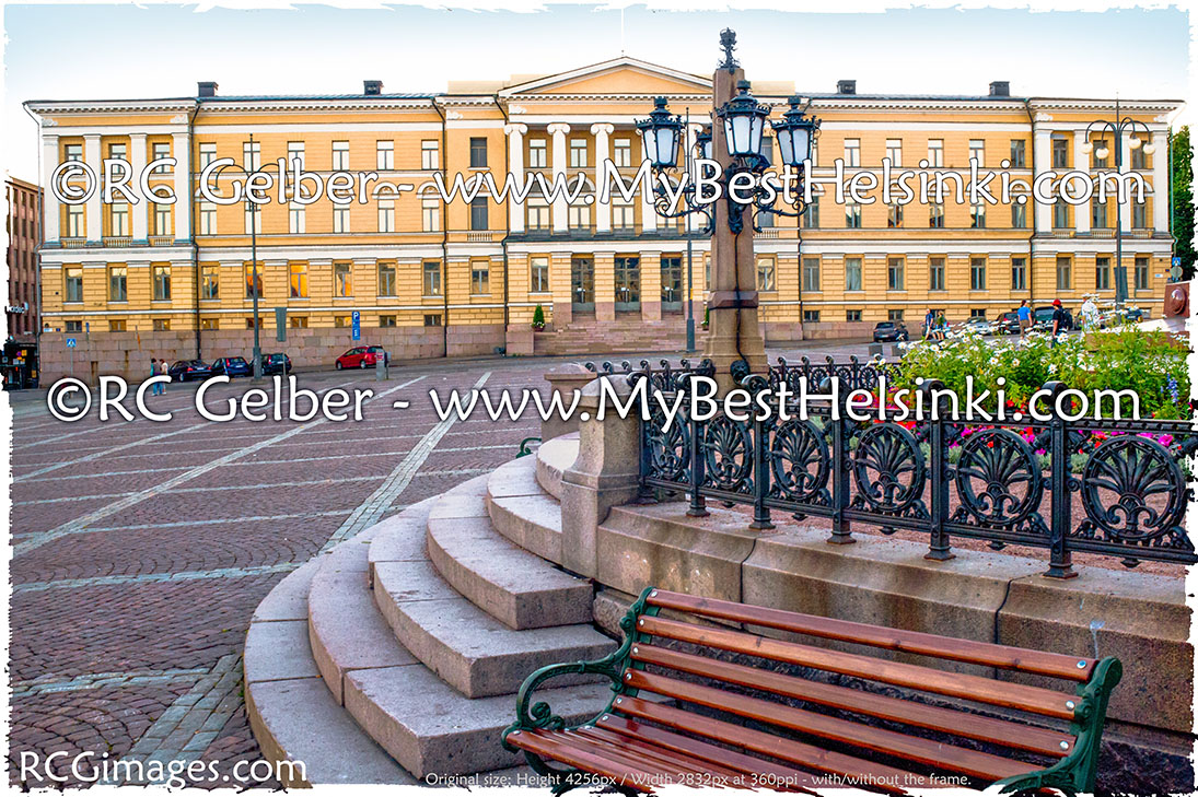 Helsinki University by Senate Square, Helsinki, Finland