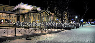 Restaurant Kappeli in the winter.