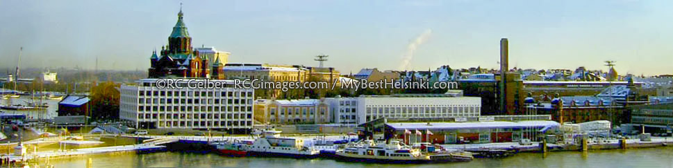 South Harbor view in the winter. Photo & pop-up photo © R.C. Candolin-Gelber 1999 - 2010 -